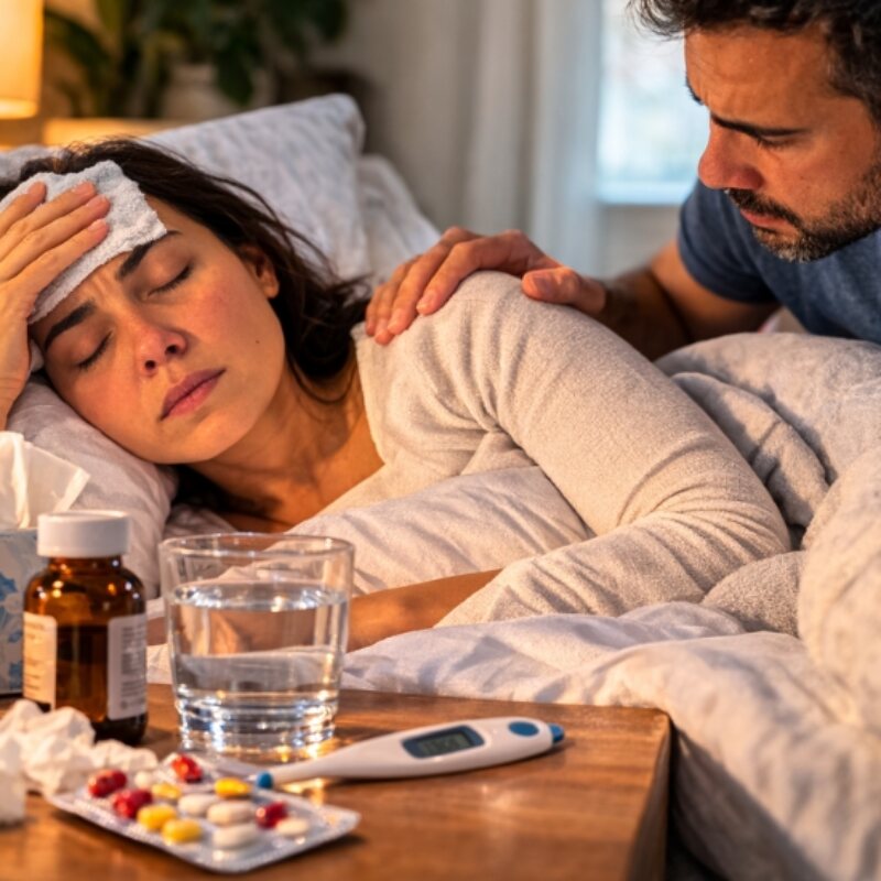 Flu evaluation at The Heights Emergency Room in Houston